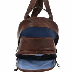 Unisex Leather Backpack Tan/brown : 4555 -Luxe Style Central ashwood unisex leather backpack tan brown 4555 p936 4024 image