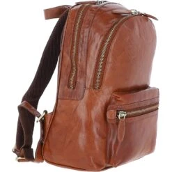 Unisex Leather Backpack Tan : G-38 9 Unisex Leather Backpack Tan : G-38 -Luxe Style Central ashwood unisex leather backpack tan g 38 p6233 22563 image