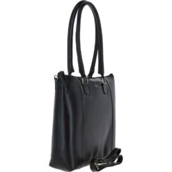 Vegetable Tanned Large Leather Bag Black: V-29 -Luxe Style Central ashwood vegetable tanned large leather bag black v 29 p5288 19121 image