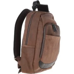 Vegetable Tanned Leather Backpack Oily Brown : 11319 -Luxe Style Central ashwood vegetable tanned leather backpack oily brown 11319 p6223 22505 image