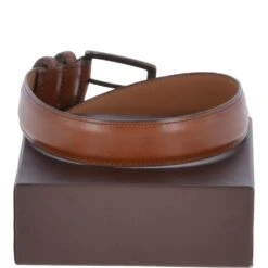 Vegetable Tanned Leather Classic Belt Tan : 1996 -Luxe Style Central ashwood vegetable tanned leather classic belt tan 1996 p2550 11876 image
