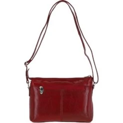 Vegetable Tanned Leather Cross Body Bag Red: 6052667 -Luxe Style Central ashwood vegetable tanned leather cross body bag red 6052667 p5365 19248 image