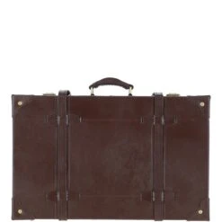 Vintage Leather Trunk Brown: VIN-18 -Luxe Style Central ashwood vintage leather trunk brown vin 18 p6082 21899 image