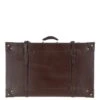 Vintage Leather Trunk Brown: VIN-22