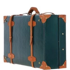 Vintage Leather Trunk Green: VIN-22 -Luxe Style Central ashwood vintage leather trunk green vin 22 p6487 23829 image