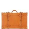Vintage Leather Trunk Tan: VIN-18 -Luxe Style Central ashwood vintage leather trunk tan vin 18 p6085 21911 image