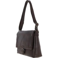 Front Page -Luxe Style Central ashwood waxy leather messenger laptop bag brown w 74 p5506 19876 image