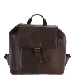 Waxy Leather Travel Rucksack Brown: W-70