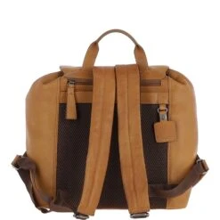 Waxy Leather Travel Rucksack Cognac: W-70 -Luxe Style Central ashwood waxy leather travel rucksack cognac w 70 p5499 19865 image