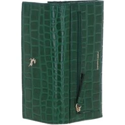 Womens Croc 7 Card Large Leather Purse Green: C-05 -Luxe Style Central ashwood womens croc 7 card large leather purse green c 05 p5997 21409 image