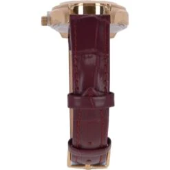 Womens Croc Leather Watch With Mother Of Pearl Face Burgundy: AW-0012 Poly -Luxe Style Central ashwood womens croc leather watch with mother of pearl face burgundy aw 0012 poly p4107 17648 image