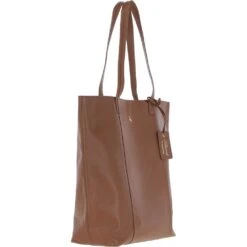 Womens Long Handle Leather Shopper Bag Tan: 62320 -Luxe Style Central ashwood womens long handle leather shopper bag tan 62320 p6658 24291 image