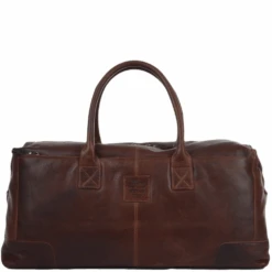 X-Large Leather Holdall Tan/brown : 4556