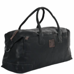 XLarge Leather Travel Holdall Black : 4556 -Luxe Style Central ashwood xlarge leather travel holdall black 4556 p623 2531 image