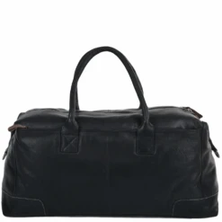 XLarge Leather Travel Holdall Black : 4556 -Luxe Style Central ashwood xlarge leather travel holdall black 4556 p623 2532 image