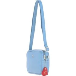 Zip Top Leather Cross Body Bag Blue: 63594 -Luxe Style Central ashwood zip top leather cross body bag blue 63594 p6796 24901 image