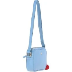Zip Top Leather Cross Body Bag Blue: 63594 -Luxe Style Central ashwood zip top leather cross body bag blue 63594 p6796 24903 image