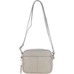 Zip Top Leather Cross Body Bag Taupe: 63594 -Luxe Style Central ashwood zip top leather cross body bag taupe 63594 p6798 24912 image