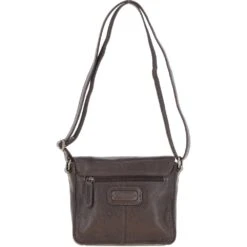 Aswood Leather Crossbody Bag Brown: Dom -Luxe Style Central aswood leather crossbody bag brown dom p6978 25788 image