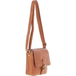 Aswood Leather Crossbody Bag Tan: Dom -Luxe Style Central aswood leather crossbody bag tan dom p6979 25794 image