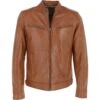 Leather Biker Jacket Tan: Hartside -Luxe Style Central brampton leather biker jacket tan hartside p5378 19450 image