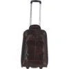 Cabin Size Columbian Leather Weekend Trolley Brown : 8148 -Luxe Style Central cabin size columbian leather weekend trolley brown 8148 p1585 24547 image