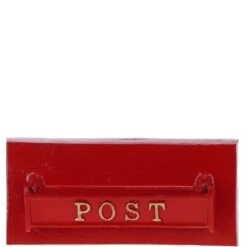 Cast Iron Replica Royal Mail ER Wall Mailbox Red: DI-5558-RG -Luxe Style Central cast iron replica royal mail er wall mailbox red di 5558 rg p7644 27610 image