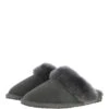 Classic Ladies Suede Sheepskin Slippers Gray -Luxe Style Central classic ladies suede sheepskin slippers gray p3129 17316 image