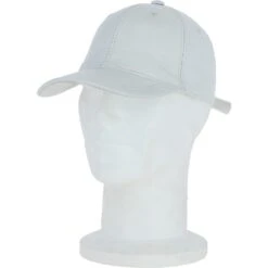 Classic Leather Baseball Cap White : Kanye