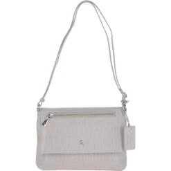 Crocodile Print Cross Body Bag Grey – 62753