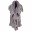 Double Collar Leather Gilet Lilac Orchid : Pegasus -Luxe Style Central double collar leather gilet lilac orchid pegasus p1534 6864 image
