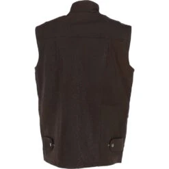 Eight Pocket Leather Gilet Brown/waxy : Serengeti -Luxe Style Central eight pocket leather gilet brown waxy serengeti p3931 18797 image