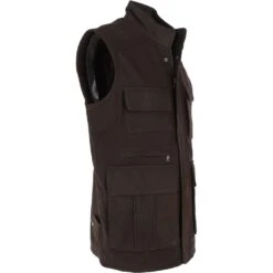 Eight Pocket Leather Gilet Brown/waxy : Serengeti -Luxe Style Central eight pocket leather gilet brown waxy serengeti p3931 18798 image