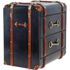 Exquisite Vintage Bedside Leather Drawer Blue: TBZ1UCO608 -Luxe Style Central exquisite vintage bedside leather drawer blue tbz1uco608 p7707 27820 image