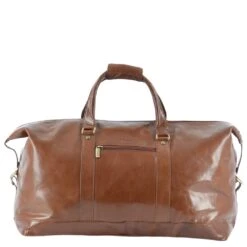 Extra Large Leather Travel Holdall Chestnut/vt: 2081 -Luxe Style Central extra large leather travel holdall chestnut vt 2081 p4362 18671 image