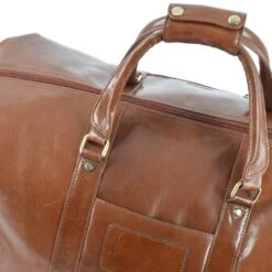Extra Large Leather Travel Holdall Chestnut/vt: 2081 -Luxe Style Central extra large leather travel holdall chestnut vt 2081 p4362 18673 image