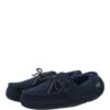 Classic Mens Suede Sheepskin Moccasin Slippers Navy/navy -Luxe Style Central fenland classic mens suede sheepskin moccasin slippers navy navy p4089 17598 image