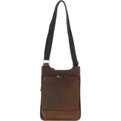 Cow Oily Leather Flight Bag Brown/Brandy Buff: FEN-782 -Luxe Style Central fenland cow oily leather flight bag brown brandy buff fen 782 p5698 20279 image