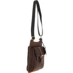 Cow Oily Leather Flight Bag Brown/Brandy Buff: FEN-782 -Luxe Style Central fenland cow oily leather flight bag brown brandy buff fen 782 p5698 20280 image