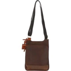 Cow Oily Leather Flight Bag Brown/Tan Buff: FEN-782 -Luxe Style Central fenland cow oily leather flight bag brown tan buff fen 782 p5699 20283 image