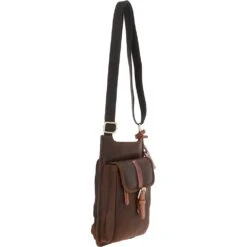 Cow Oily Leather Flight Bag Brown/Tan Buff: FEN-782 -Luxe Style Central fenland cow oily leather flight bag brown tan buff fen 782 p5699 20284 image