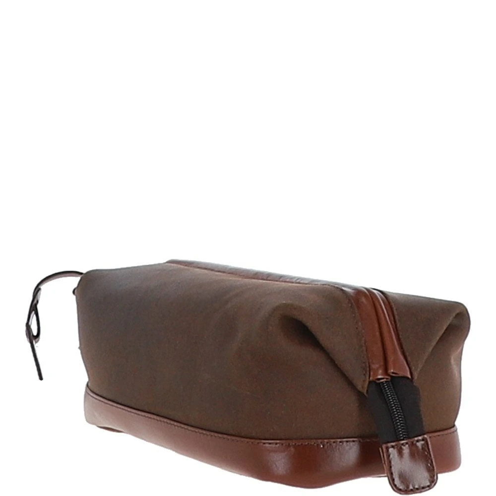 Cow Oily Leather Wash Bag Brown/Brandy Buff: FEN-787 4 Cow Oily Leather Wash Bag Brown/Brandy Buff: FEN-787 - Image 2