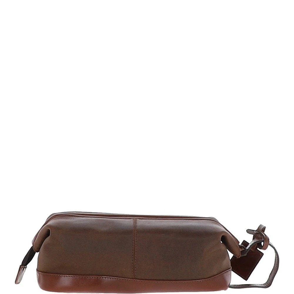 Cow Oily Leather Wash Bag Brown/Brandy Buff: FEN-787 6 Cow Oily Leather Wash Bag Brown/Brandy Buff: FEN-787 - Image 4