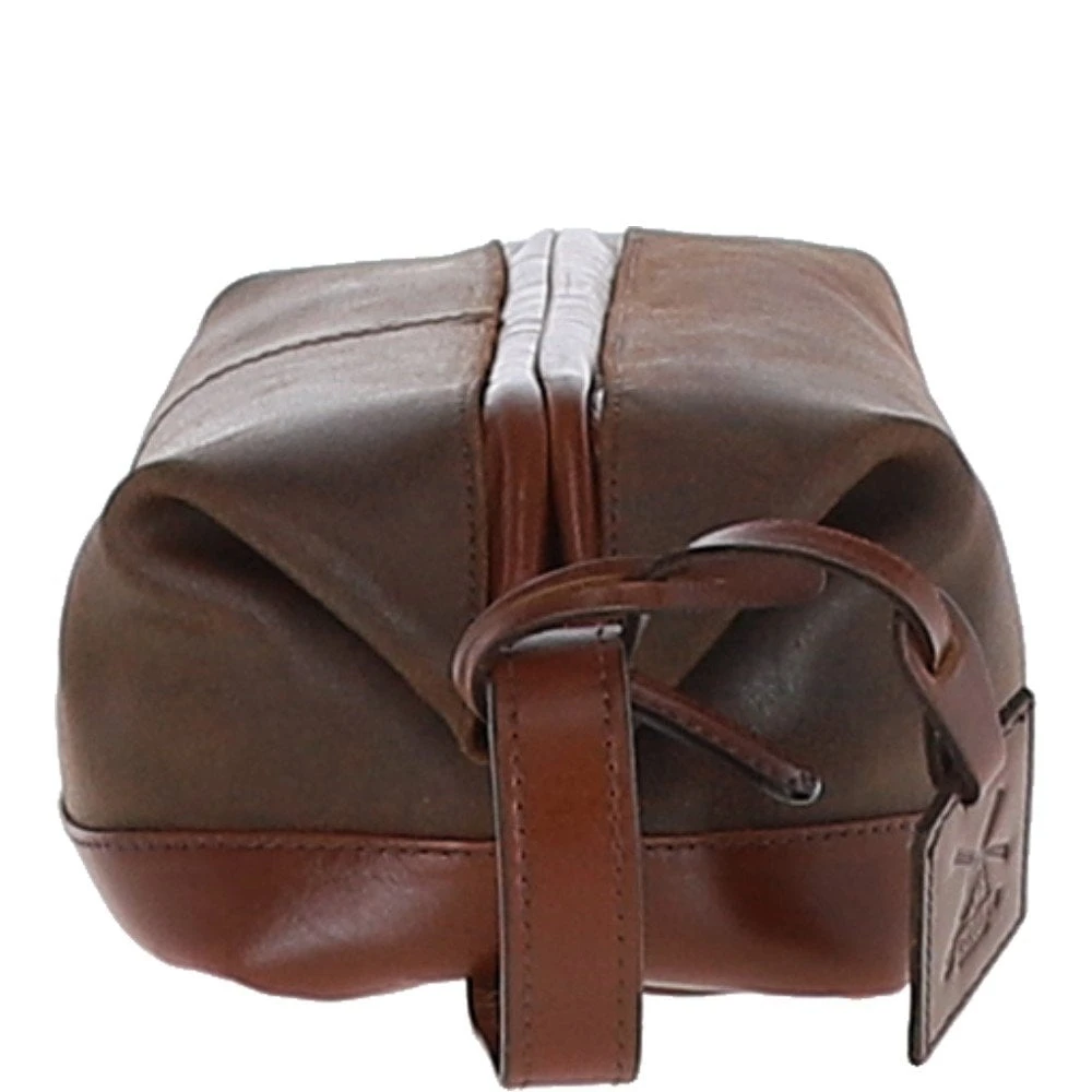 Cow Oily Leather Wash Bag Brown/Brandy Buff: FEN-787 8 Cow Oily Leather Wash Bag Brown/Brandy Buff: FEN-787 - Image 6