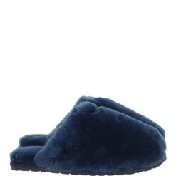Ladies Classic Sheepskin Scuffs Navy: FSS -Luxe Style Central fenland ladies classic sheepskin scuffs navy fss p6013 21493 image