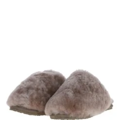 Ladies Classic Sheepskin Scuffs Taupe: FSS