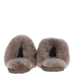 Ladies Classic Sheepskin Scuffs Taupe: FSS -Luxe Style Central fenland ladies classic sheepskin scuffs taupe fss p6014 21497 image