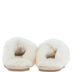 Ladies Sheepskin Crossover Slippers Natural: FCS -Luxe Style Central fenland ladies sheepskin crossover slippers natural fcs p8009 28507 image