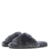 Ladies Sheepskin Sliders Grey: Suzy -Luxe Style Central fenland ladies sheepskin sliders grey suzy p7189 26518 image