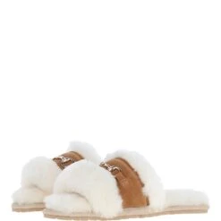 Ladies Sheepskin Sliders Tan: Sophie